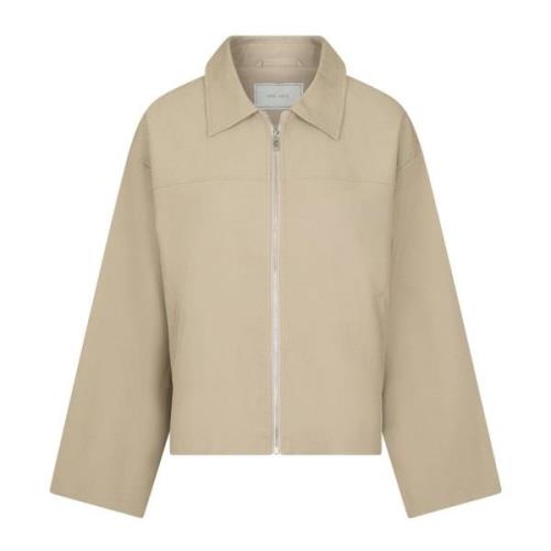 Stijlvolle Titan Jacket - Sand Neo Noir , Beige , Dames