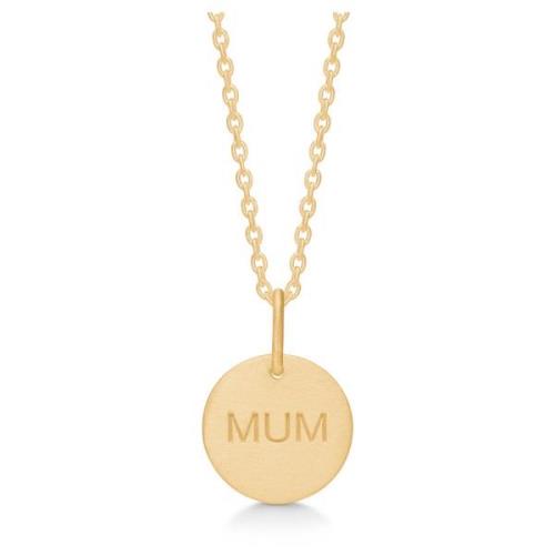 MUM Ketting 14K Verguld Sterling Zilver Frk. Lisberg , Yellow , Dames