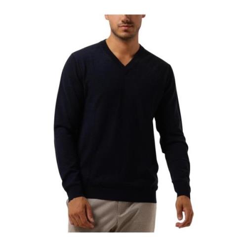 Navy Longsleeve Polo & T-shirt Matinique , Blue , Heren