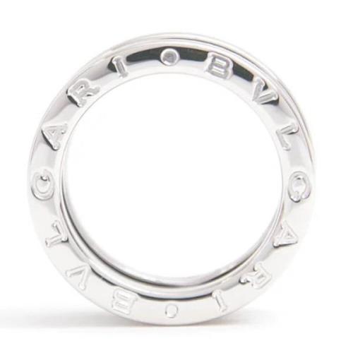 Pre-owned Metal rings Bvlgari Vintage , Gray , Dames