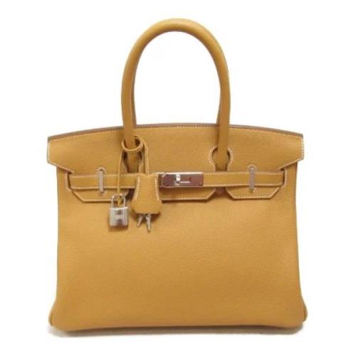 Pre-owned Leather handbags Hermès Vintage , Brown , Dames