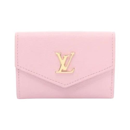 Pre-owned Leather wallets Louis Vuitton Vintage , Pink , Dames