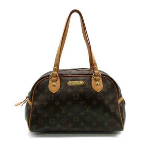 Pre-owned Canvas louis-vuitton-bags Louis Vuitton Vintage , Brown , Da...