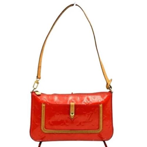 Pre-owned Leather louis-vuitton-bags Louis Vuitton Vintage , Red , Dam...