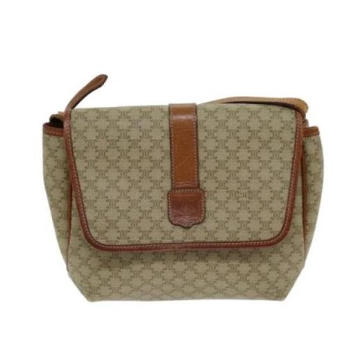 Pre-owned Canvas celine-bags Celine Vintage , Beige , Dames