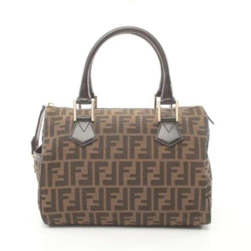 Pre-owned Leather fendi-bags Fendi Vintage , Brown , Dames