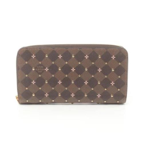 Pre-owned Leather wallets Louis Vuitton Vintage , Brown , Dames