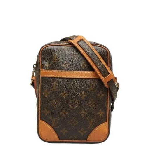 Pre-owned Canvas louis-vuitton-bags Louis Vuitton Vintage , Brown , Da...