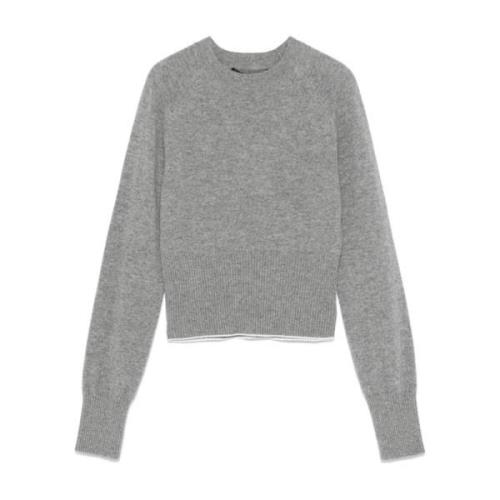 Luxe Grijs Cashmere Gebreid Jacquemus , Gray , Dames