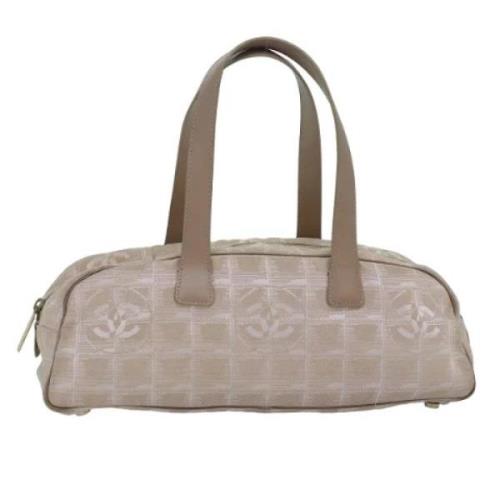 Pre-owned Canvas chanel-bags Chanel Vintage , Beige , Dames