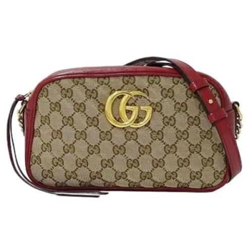 Pre-owned Canvas gucci-bags Gucci Vintage , Brown , Dames