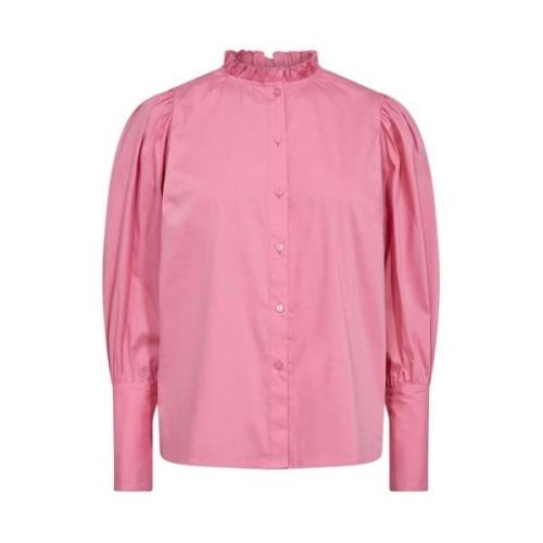 Bubblegum Roze Effen Shirt Co'Couture , Pink , Dames