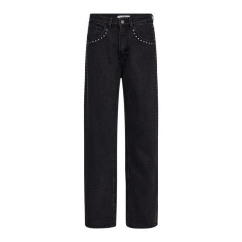 Stud Jeans 96-Black Co'Couture , Black , Dames