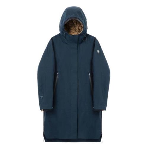 Blauwe Parka Krakatau , Blue , Dames