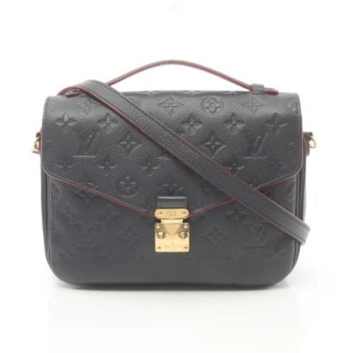 Pre-owned Leather louis-vuitton-bags Louis Vuitton Vintage , Blue , Da...