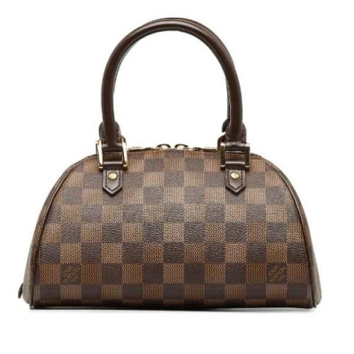 Pre-owned Canvas handbags Louis Vuitton Vintage , Brown , Dames