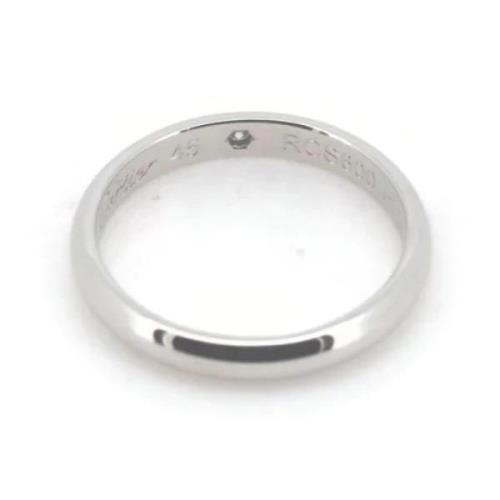 Pre-owned Metal rings Cartier Vintage , Gray , Dames