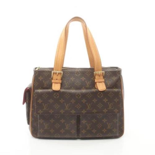 Pre-owned Leather louis-vuitton-bags Louis Vuitton Vintage , Brown , D...