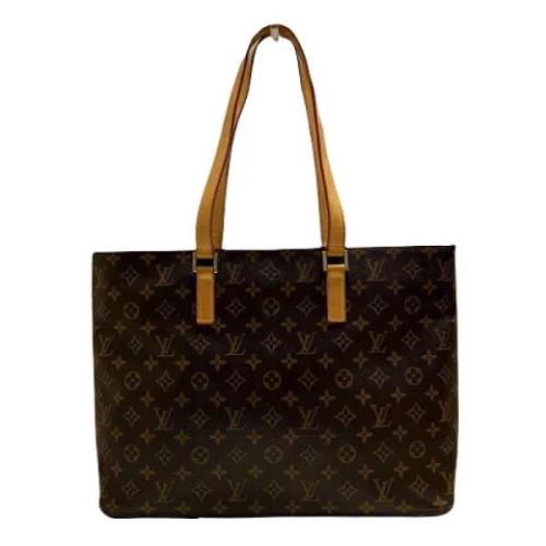 Pre-owned Canvas louis-vuitton-bags Louis Vuitton Vintage , Brown , Da...