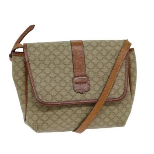 Pre-owned Canvas celine-bags Celine Vintage , Beige , Dames