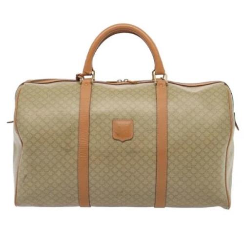 Pre-owned Canvas travel-bags Celine Vintage , Beige , Dames