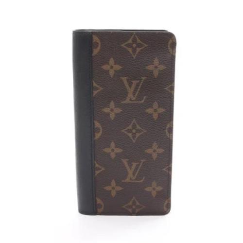 Pre-owned Leather wallets Louis Vuitton Vintage , Brown , Dames