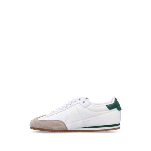 Witte Sneakers Front Lace-Up Logo Rubber Saint Laurent , White , Dames