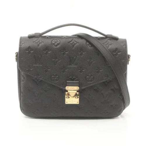 Pre-owned Leather louis-vuitton-bags Louis Vuitton Vintage , Black , D...