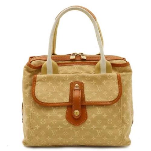 Pre-owned Canvas louis-vuitton-bags Louis Vuitton Vintage , Beige , Da...