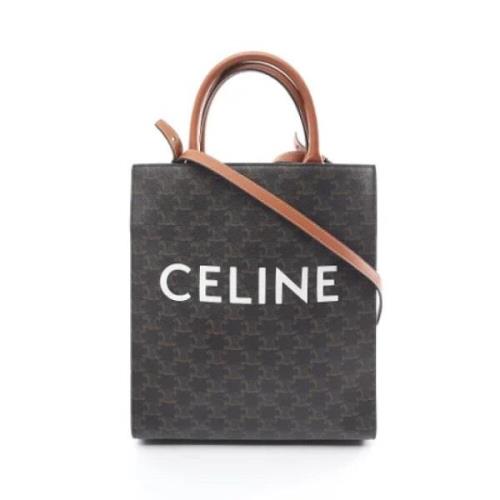 Pre-owned Leather celine-bags Celine Vintage , Black , Dames