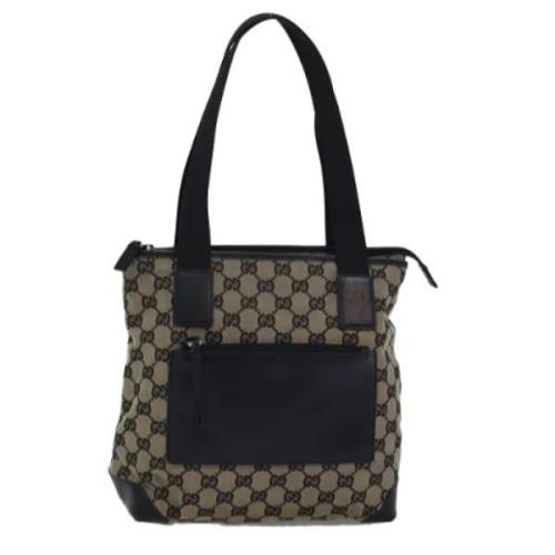 Pre-owned Canvas gucci-bags Gucci Vintage , Blue , Dames