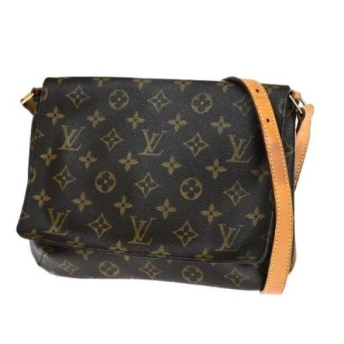 Pre-owned Canvas louis-vuitton-bags Louis Vuitton Vintage , Brown , Da...