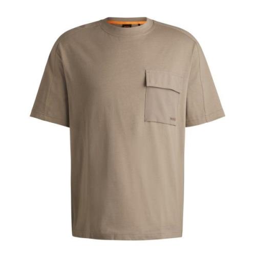 Pocketcargo T-shirts en Polos Beige Boss , Beige , Heren