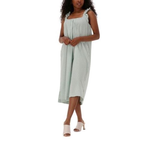 Mint Sun Dress Midi Jurk Just Dames , Green , Dames