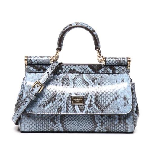 Slang Suiker Papier Patent Leren Tas Dolce & Gabbana , Multicolor , Da...