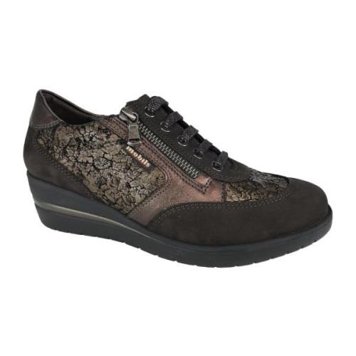 Stijlvolle Sneakers Upgrade Collectie Mephisto , Brown , Dames