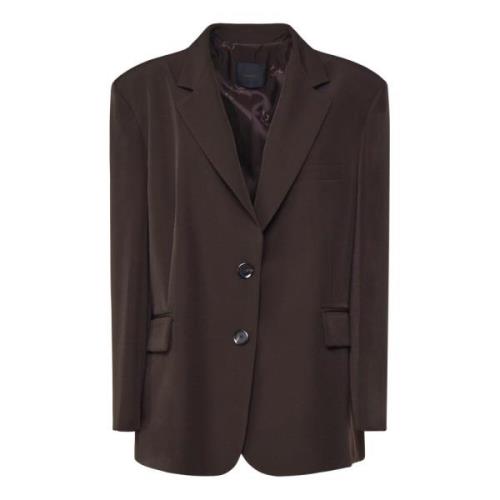 Koffieboon Blazer Jas Pinko , Brown , Dames