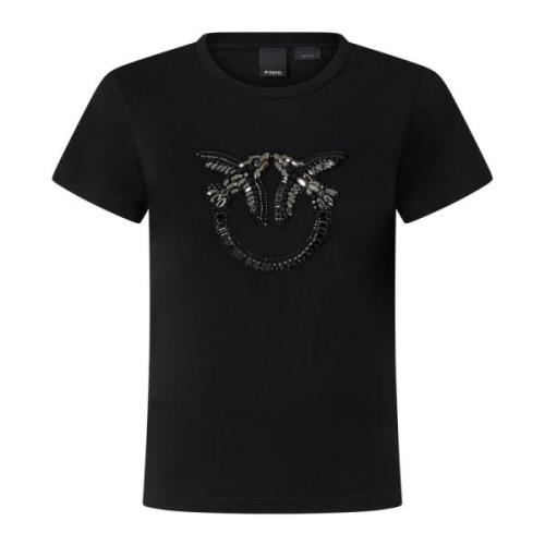 Quentin T-shirt Pinko , Black , Dames