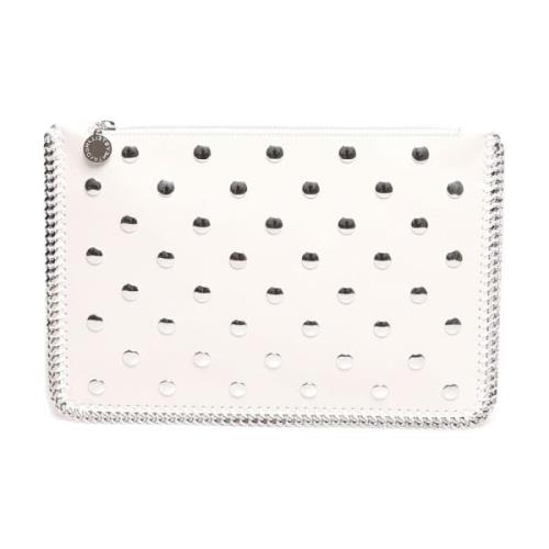 Witte Kettingtas met Diamantsnede Stella McCartney , White , Dames