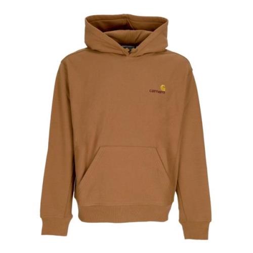 Amerikaans Script Hoodie Bruin Carhartt Wip , Brown , Heren