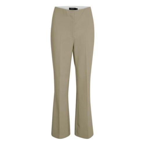 Luxe Broek Soaked in Luxury , Beige , Dames