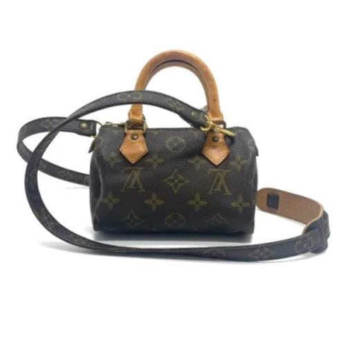 Pre-owned Canvas louis-vuitton-bags Louis Vuitton Vintage , Brown , Da...