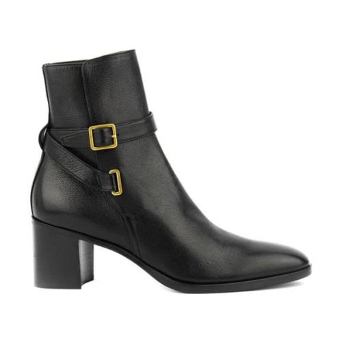 Stijlvolle Enkellaarzen voor Vrouwen Saint Laurent , Black , Dames