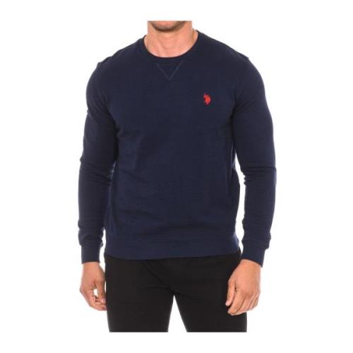 Ronde Hals Sweater U.s. Polo Assn. , Blue , Heren