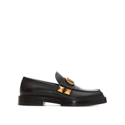 Elegante Loafers voor Stijlvolle Outfits Valentino Garavani , Black , ...