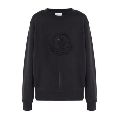 Zwarte Sweaters voor Mannen Moncler , Black , Dames