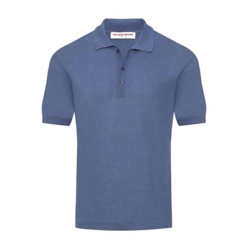 Springfield Blue Polo Shirt Orlebar Brown , Blue , Heren