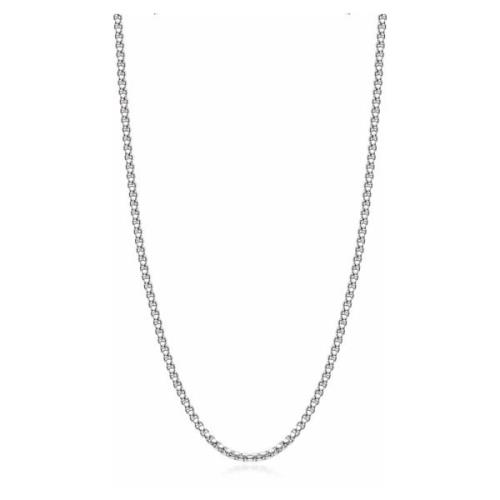 Mens Silver Chain Nialaya , Gray , Heren