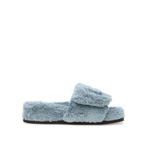 Stijlvolle Slides Sandalen N21 , Gray , Dames