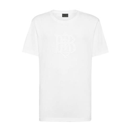 Casual Katoenen T-shirt Blauwe Stijl Billionaire , White , Heren